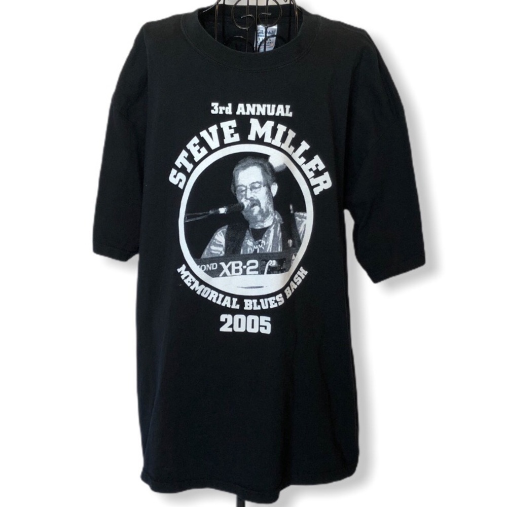 Vintage 3rd Annual Steve Miller Memorial Blues Bash Black Size X-Large